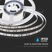 V-TAC LED szalag IP20 SMD 2835 chip 120 db/m természetes fehér, 100 Lm/W - SKU 212623