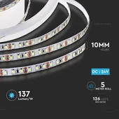LED Strip SMD2835 - 126 LEDs 24V IP20 4000K  137LM/W