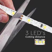 V-TAC LED szalag IP20 SMD 2835 chip 60 db/m hideg fehér - SKU 212561