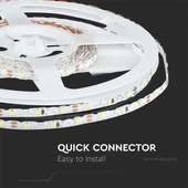 V-TAC LED szalag IP20 SMD 2835 chip 60 db/m meleg fehér - SKU 2559