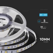 V-TAC LED szalag IP20 SMD 5050 chip 30 db/m hideg fehér - SKU 2133
