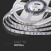 V-TAC LED szalag IP20 SMD 5050 chip 30 db/m hideg fehér - SKU 2133