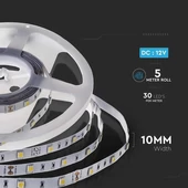 V-TAC LED szalag IP20 SMD 5050 chip 30 db/m meleg fehér - SKU 212135
