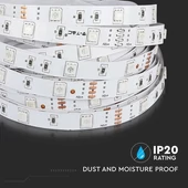 V-TAC LED szalag IP20 SMD 5050 chip 30 db/m RGB - SKU 212124