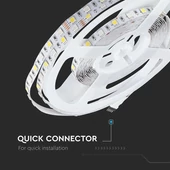 V-TAC LED szalag IP20 SMD 5050 chip 60 db/m RGB + hideg fehér - SKU 212159