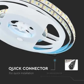 V-TAC LED szalag IP20 SMD 5730 chip 120 db/m hideg fehér, 100 Lm/W - SKU 212161