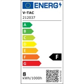 V-TAC LED szalag IP65 SMD 3528 chip 120 db/m hideg fehér, 100 Lm/W - SKU 212037