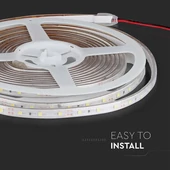 V-TAC LED szalag IP65 SMD 3528 chip 60 db/m meleg fehér - SKU 212032