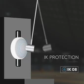 V-TAC mennyezeti 14W LED lámpatest, állítható színhőmérséklettel, vészakkumulátorral - SKU 20090