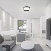 V-TAC mennyezeti 14W LED lámpatesthez való fekete karima fedővel (VT-14-hez) - SKU 11225