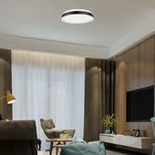 V-TAC mennyezeti kerek 42W lámpa, O50cm, fekete dísszel, természetes fehér, 100 Lm/W - SKU 6911