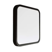 Black frame square dome light 30W ceiling lamp, IP44, 3000K