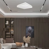 White 38W LED Square Designer Ceiling Light, 4000K