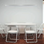 V-TAC ezüst mennyezetre függeszthető lineáris LED lámpa 120cm 40W hideg fehér - SKU 601