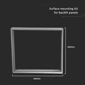 DIY Aluminium frame for big Back-lit panels