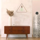 V-TAC minimalista arany függeszték E27 foglalattal - SKU 3837