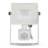 10W LED Sensor Floodlight SAMSUNG CHIP Cut-OFF Function White Body 6400K