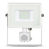 20W LED Sensor Floodlight SAMSUNG CHIP Cut-OFF Function White Body 3000K