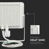 V-TAC mozgásérzékelős LED reflektor 50W meleg fehér Samsung chip - SKU 466