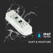 LED Slim Power Supply 150W IP67 12V