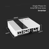 3.6KW On/Off Grid Hybrid Solar Inverter Single Phase 3YRS Warranty IP66