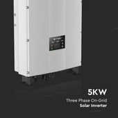 5KW On Grid Solar Inverter With LCD Display & DC Switch Three Phase 5YRS Warranty IP66