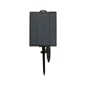 V-TAC napelemes LED fényfüzér 15 db ST64-es formájú égőkkel, 15 méter hosszú - SKU 23034