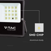 Solar LED Floodlight, 1200 Lumen, 4000K, with remote