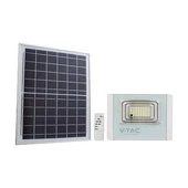 V-TAC napelemes LED reflektor 35W hideg fehér 15000 mAh, fehér házzal - SKU 23019