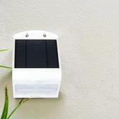 3W LED Solar Wall Light 3000K+4000K White+Black Body