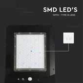 40W LED Solar Street Light Black Body 6000K 120LM/W