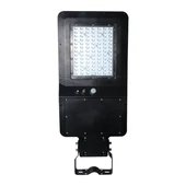 40W LED Solar Street Light Black Body 6000K 120LM/W