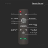 V-TAC Napelemes utcai térvilágító, 2500 Lumen, hideg fehér, Bridgelux SMD LED - SKU 10225