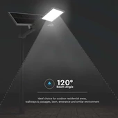 V-TAC Napelemes utcai térvilágító, 3000 Lumen, hideg fehér, Bridgelux SMD LED - SKU 10227