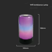 8W LED WiFi Ambiance lamp, CCT+RGB