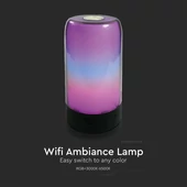 8W LED WiFi Ambiance lamp, CCT+RGB