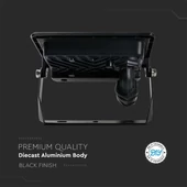 Smart WiFi 10W LED floodlight, RGB+CCT, black body