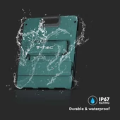 Foldable Solar panel for portable power station, 2x120W with 2in1 cable