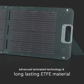 Foldable Solar panel for portable power station, 2x120W with 2in1 cable