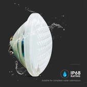 PAR56 25W LED pool light, IP68, 6500K