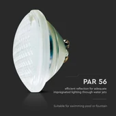 PAR56 25W LED pool light, IP68, 6500K