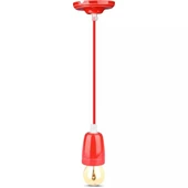 Porcelan Lamp Pendant Red