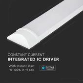 V-TAC PRO bútor, - és pultvilágító LED lámpa 30cm 10W meleg fehér - SKU 659