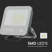 V-TAC PRO LED reflektor 50W természetes fehér, fekete házzal - SKU 23688