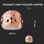 Rose Gold Pendant Light Holder ф250