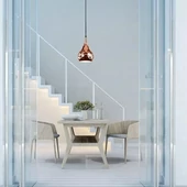 Rose Gold Pendant Light Holder ф180