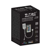 V-TAC RGB + CCT LED szalag vezérlő távirányítóval 12/24V - SKU 2899