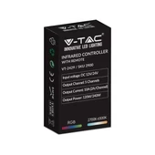 V-TAC RGB + CCT LED szalag WiFi vezérlő távirányítóval 12/24V - SKU 2900