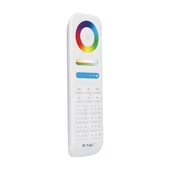 V-TAC RGB+CCT 8 zónás rádiófrekvenciás LED szalag távirányító - SKU 2921