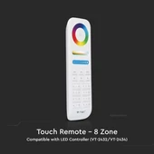 V-TAC RGB+CCT 8 zónás rádiófrekvenciás LED szalag távirányító - SKU 2921